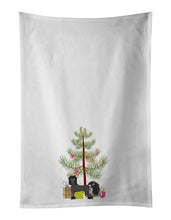 Load image into Gallery viewer, Chinese Crested Christmas Tree White Kitchen Towel Set of 2