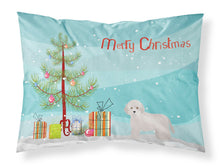Load image into Gallery viewer, Cyprus Poodle Christmas Tree  Standard Pillowcase – Artistic Decorative Front, White Back CK3449PILLOWCASE