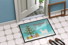 Load image into Gallery viewer, Danish Spitz Christmas Tree Doormat - 18x27 Decorative Floor Mat – Indoor/Outdoor Rug with Artistic Flair CK3450MAT