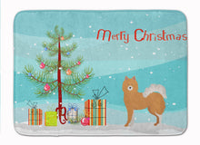 Load image into Gallery viewer, Brown &amp; White Elo dog Christmas Tree Machine Washable Memory Foam Mat CK3451RUG