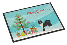 Load image into Gallery viewer, Black and White Elo dog Christmas Tree Doormat - 24x36 Decorative Floor Mat – Indoor/Outdoor Rug with Artistic Flair CK3452JMAT