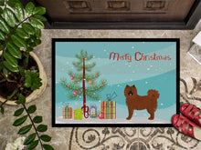 Load image into Gallery viewer, Eurasier or Eurasian dog Christmas Tree Doormat - 24x36 Decorative Floor Mat – Indoor/Outdoor Rug with Artistic Flair CK3454JMAT
