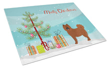 Load image into Gallery viewer, Eurasier or Eurasian dog Christmas Tree Glass Cutting Boards – Durable, Decorative Kitchen Art Large CK3454LCB