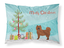 Load image into Gallery viewer, Eurasier or Eurasian dog Christmas Tree  Standard Pillowcase – Artistic Decorative Front, White Back CK3454PILLOWCASE
