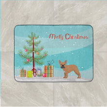 Load image into Gallery viewer, French Bulldog Christmas Tree Machine Washable Memory Foam Mat CK3455RUG