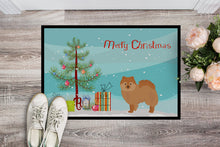 Load image into Gallery viewer, German Spitz Christmas Tree Doormat - 24x36 Decorative Floor Mat – Indoor/Outdoor Rug with Artistic Flair CK3456JMAT