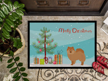 Load image into Gallery viewer, German Spitz Christmas Tree Doormat - 18x27 Decorative Floor Mat – Indoor/Outdoor Rug with Artistic Flair CK3456MAT