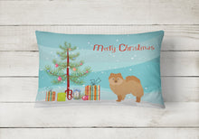 Load image into Gallery viewer, German Spitz Christmas Tree Canvas Fabric Decorative Pillow CK3456PW1216