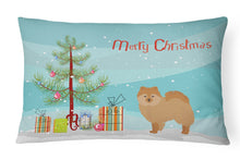 Load image into Gallery viewer, German Spitz Christmas Tree Canvas Fabric Decorative Pillow CK3456PW1216
