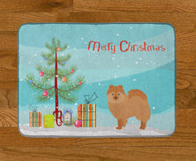 Load image into Gallery viewer, German Spitz Christmas Tree Machine Washable Memory Foam Mat CK3456RUG
