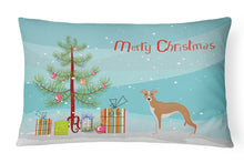 Load image into Gallery viewer, Italian Greyhound Christmas Tree Canvas Fabric Decorative Pillow CK3460PW1216