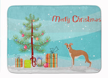 Load image into Gallery viewer, Italian Greyhound Christmas Tree Machine Washable Memory Foam Mat CK3460RUG