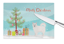 Load image into Gallery viewer, Italian Spitz Christmas Tree Glass Cutting Boards – Durable, Decorative Kitchen Art Large CK3461LCB