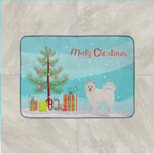 Load image into Gallery viewer, Italian Spitz Christmas Tree Machine Washable Memory Foam Mat CK3461RUG