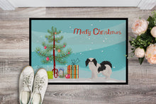 Load image into Gallery viewer, Japanese Chin Christmas Tree Doormat - 18x27 Decorative Floor Mat – Indoor/Outdoor Rug with Artistic Flair CK3462MAT