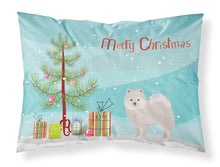 Load image into Gallery viewer, Japanese Spitz Christmas Tree  Standard Pillowcase – Artistic Decorative Front, White Back CK3463PILLOWCASE