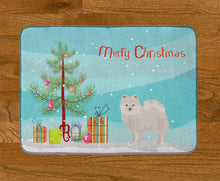 Load image into Gallery viewer, Japanese Spitz Christmas Tree Machine Washable Memory Foam Mat CK3463RUG
