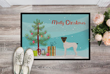 Load image into Gallery viewer, Japanese Terrier Christmas Tree Doormat - 18x27 Decorative Floor Mat – Indoor/Outdoor Rug with Artistic Flair CK3464MAT