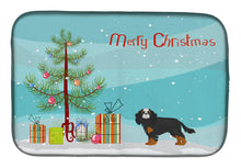 Load image into Gallery viewer, Cavalier King Charles Spaniel Christmas Tree Dish Drying Mat – Absorbent, Artistic Kitchen Essentials CK3465DDM