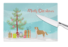 Load image into Gallery viewer, Kromfohrländer Christmas Tree Glass Cutting Boards – Durable, Decorative Kitchen Art Large CK3466LCB