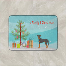 Load image into Gallery viewer, Manchester Terrier Christmas Tree Machine Washable Memory Foam Mat CK3472RUG