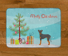Load image into Gallery viewer, Manchester Terrier Christmas Tree Machine Washable Memory Foam Mat CK3472RUG