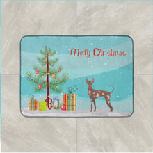 Load image into Gallery viewer, Mexican Hairless Dog Christmas Tree Machine Washable Memory Foam Mat CK3473RUG