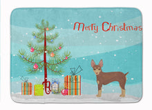 Load image into Gallery viewer, Miniature Fox Terrier Christmas Tree Machine Washable Memory Foam Mat CK3474RUG