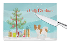 Load image into Gallery viewer, Papillon Christmas Tree Glass Cutting Boards – Durable, Decorative Kitchen Art Large CK3476LCB