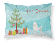 Load image into Gallery viewer, Miniature Poodle Christmas Tree  Standard Pillowcase – Artistic Decorative Front, White Back CK3478PILLOWCASE