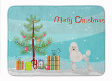 Load image into Gallery viewer, Miniature Poodle Christmas Tree Machine Washable Memory Foam Mat CK3478RUG