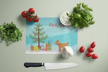 Load image into Gallery viewer, Toy Poodle Christmas Tree Glass Cutting Boards – Durable, Decorative Kitchen Art Large CK3479LCB