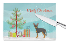 Load image into Gallery viewer, Prague Ratter Christmas Tree Glass Cutting Boards – Durable, Decorative Kitchen Art Large CK3480LCB