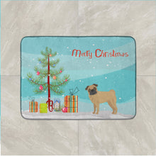 Load image into Gallery viewer, Pug Christmas Tree Machine Washable Memory Foam Mat CK3481RUG