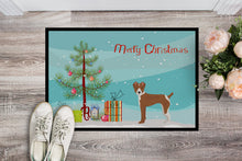 Load image into Gallery viewer, Rat Terrier Christmas Tree Doormat - 24x36 Decorative Floor Mat – Indoor/Outdoor Rug with Artistic Flair CK3482JMAT