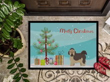 Load image into Gallery viewer, Russian Tsvetnaya Bolonka Lap Dog  Christmas Tree Doormat - 18x27 Decorative Floor Mat – Indoor/Outdoor Rug with Artistic Flair CK3483MAT