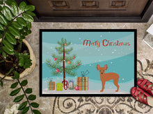 Load image into Gallery viewer, Russkiy Toy or Russian Toy Terrier Christmas Tree Doormat - 18x27 Decorative Floor Mat – Indoor/Outdoor Rug with Artistic Flair CK3484MAT