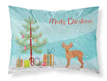 Load image into Gallery viewer, Russkiy Toy or Russian Toy Terrier Christmas Tree  Standard Pillowcase – Artistic Decorative Front, White Back CK3484PILLOWCASE