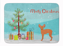 Load image into Gallery viewer, Russkiy Toy or Russian Toy Terrier Christmas Tree Machine Washable Memory Foam Mat CK3484RUG