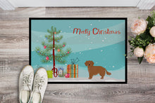 Load image into Gallery viewer, Small Greek Domestic Dog Kokoni Christmas Tree Doormat - 24x36 Decorative Floor Mat – Indoor/Outdoor Rug with Artistic Flair CK3486JMAT
