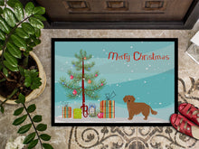 Load image into Gallery viewer, Small Greek Domestic Dog Kokoni Christmas Tree Doormat - 24x36 Decorative Floor Mat – Indoor/Outdoor Rug with Artistic Flair CK3486JMAT