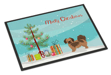 Load image into Gallery viewer, Tibetan Spaniel Christmas Tree Doormat - 24x36 Decorative Floor Mat – Indoor/Outdoor Rug with Artistic Flair CK3488JMAT