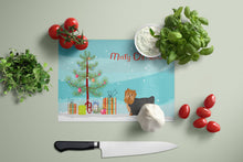 Load image into Gallery viewer, Yorkshire Terrier Christmas Tree Glass Cutting Boards – Durable, Decorative Kitchen Art Large CK3490LCB