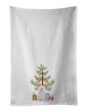 Load image into Gallery viewer, Bolognese Christmas Tree White Kitchen Towel Set of 2