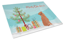 Load image into Gallery viewer, Brussels Griffon Christmas Tree Glass Cutting Boards – Durable, Decorative Kitchen Art Large CK3494LCB