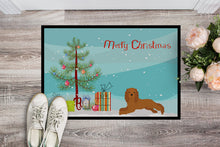 Load image into Gallery viewer, Ruby Cavalier King Charles Spaniel Christmas Tree Doormat - 24x36 Decorative Floor Mat – Indoor/Outdoor Rug with Artistic Flair CK3495JMAT