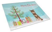 Load image into Gallery viewer, Chihuahua Christmas Tree Glass Cutting Boards – Durable, Decorative Kitchen Art Large CK3496LCB