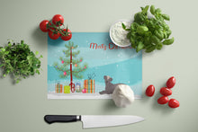 Load image into Gallery viewer, Ecuadorian Hairless Dog Christmas Tree Glass Cutting Boards – Durable, Decorative Kitchen Art Large CK3499LCB