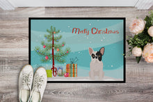 Load image into Gallery viewer, Black and White French Bulldog Christmas Tree Doormat - 24x36 Decorative Floor Mat – Indoor/Outdoor Rug with Artistic Flair CK3500JMAT