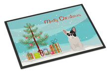 Load image into Gallery viewer, Black and White French Bulldog Christmas Tree Doormat - 24x36 Decorative Floor Mat – Indoor/Outdoor Rug with Artistic Flair CK3500JMAT